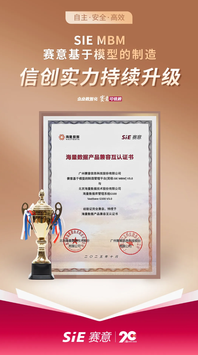 赛意MBM斩获海量数据认证，持续深化信创生态布局